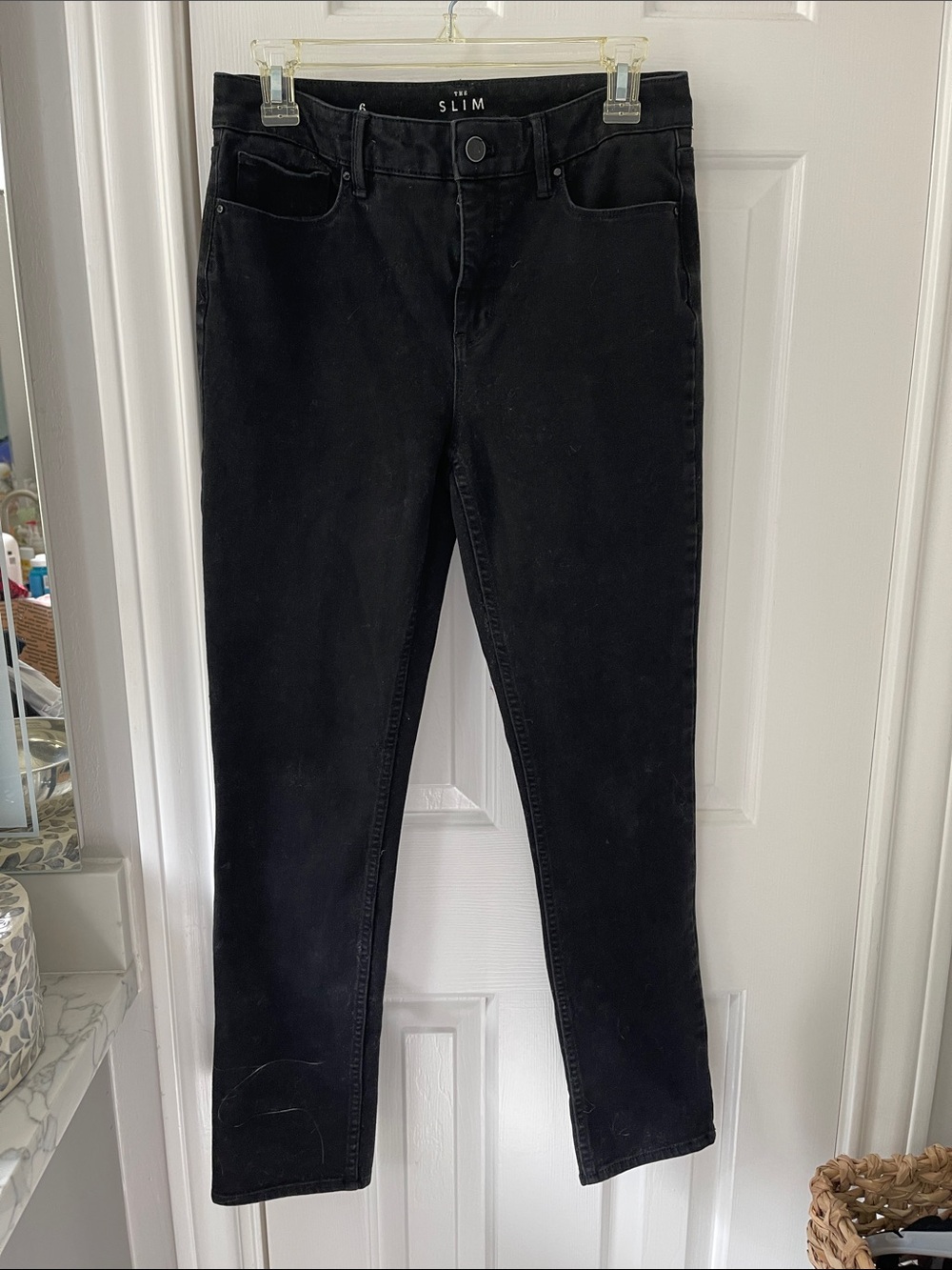 White House Black Market Slim Black Skinny Jeans